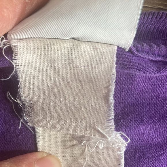 Vintage 1990s Mickey Mouse Disney Embroidered Purple American Classic Medium - Picture 8 of 12